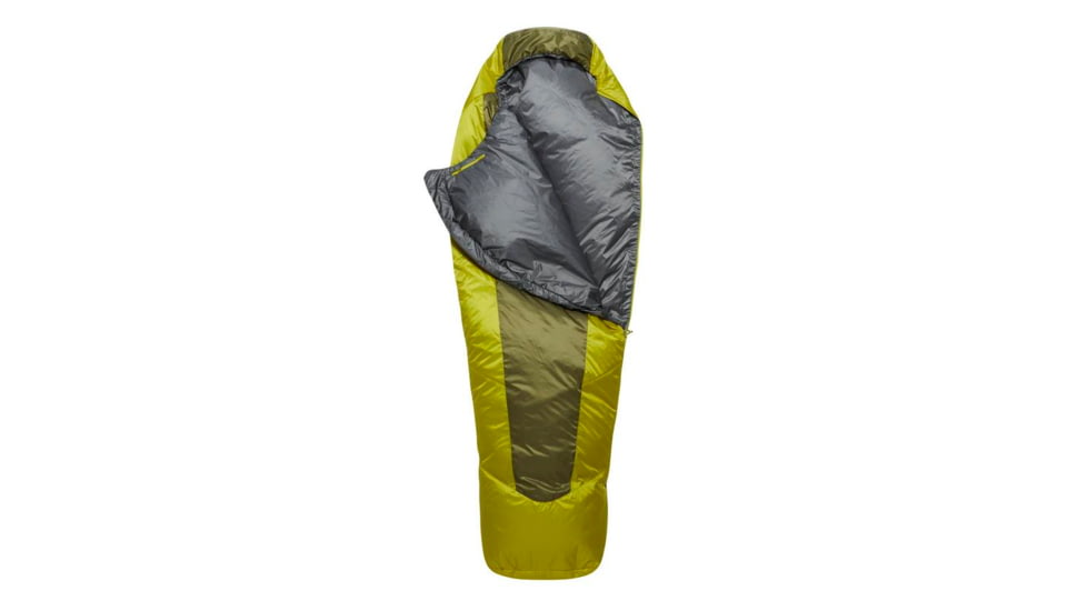 Rab Solar Eco 0 Sleeping Bag, Chlorite Green, Regular, Left Zip, QSS-13-CHG-REG-LZ