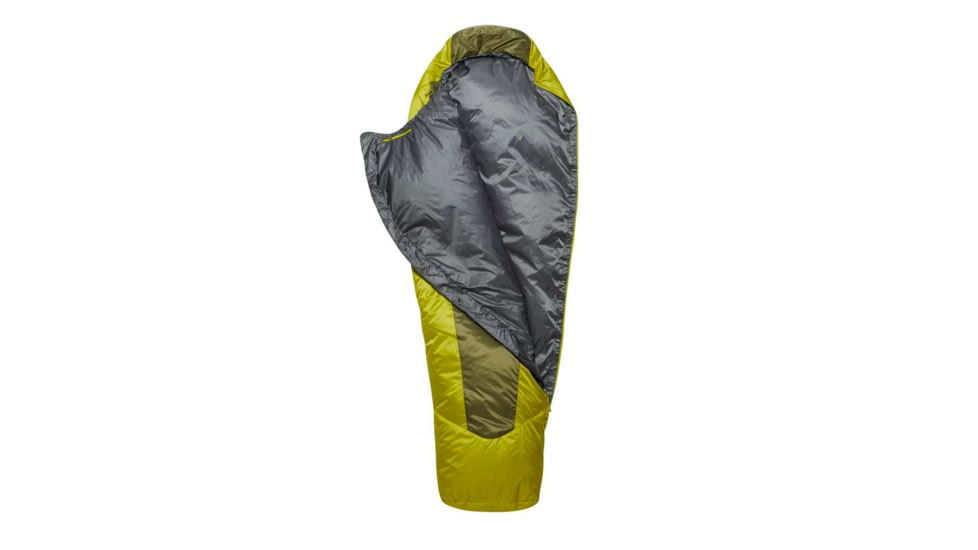 Rab Solar Eco 0 Sleeping Bag, Chlorite Green, Regular, Left Zip, QSS-13-CHG-REG-LZ