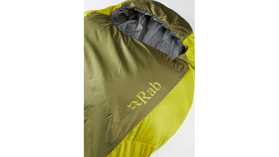 Rab Solar Eco 0 Sleeping Bag, Chlorite Green, Regular, Left Zip, QSS-13-CHG-REG-LZ