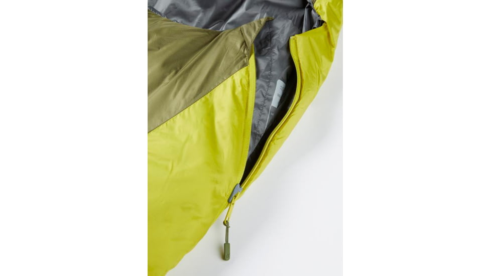Rab Solar Eco 0 Sleeping Bag, Chlorite Green, Regular, Left Zip, QSS-13-CHG-REG-LZ
