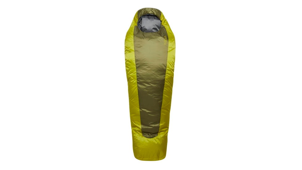 Rab Solar Eco 0 Sleeping Bag, Chlorite Green, Regular, Right Zip, QSS-13-CHG-REG-Right Zip