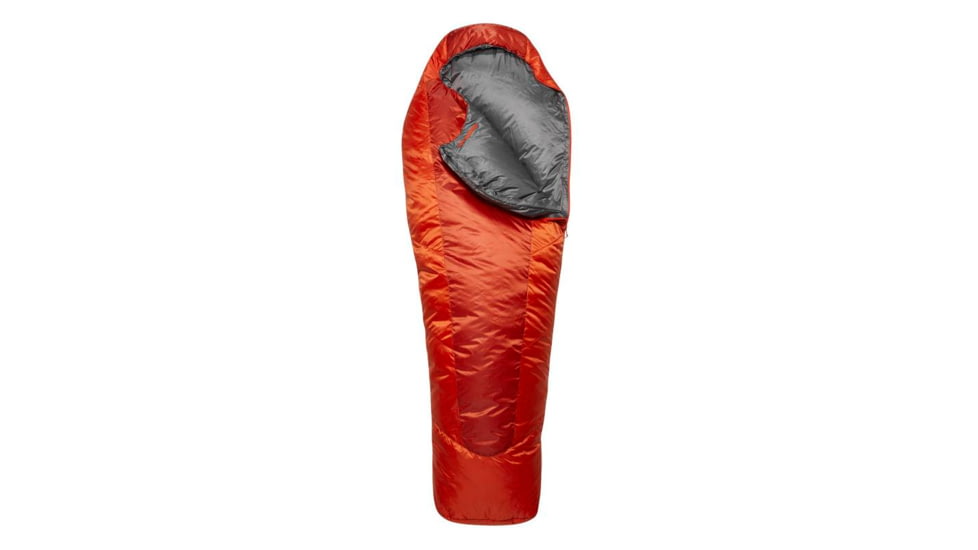 Rab Solar Eco 1 Sleeping Bag, Red Clay, Regular, Left Zip, QSS-12-RCY-REG-LZ