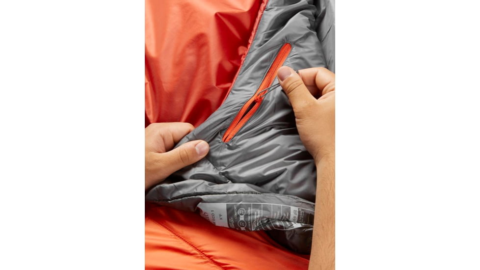 Rab Solar Eco 1 Sleeping Bag, Red Clay, Regular, Left Zip, QSS-12-RCY-REG-LZ