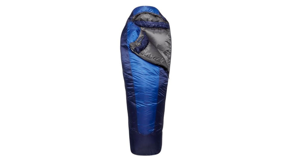 Rab Solar Eco 2 Sleeping Bag, Ascent Blue, Regular, Left Zip, QSS-10-ASB-REG-LZ