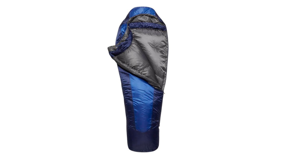 Rab Solar Eco 2 Sleeping Bag, Ascent Blue, Regular, Left Zip, QSS-10-ASB-REG-LZ