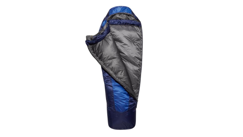 Rab Solar Eco 2 Sleeping Bag, Ascent Blue, Regular, Left Zip, QSS-10-ASB-REG-LZ
