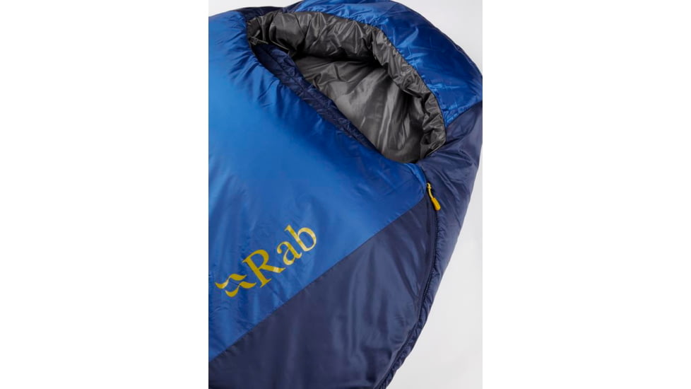 Rab Solar Eco 2 Sleeping Bag, Ascent Blue, Regular, Left Zip, QSS-10-ASB-REG-LZ