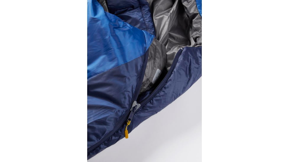 Rab Solar Eco 2 Sleeping Bag, Ascent Blue, Regular, Left Zip, QSS-10-ASB-REG-LZ