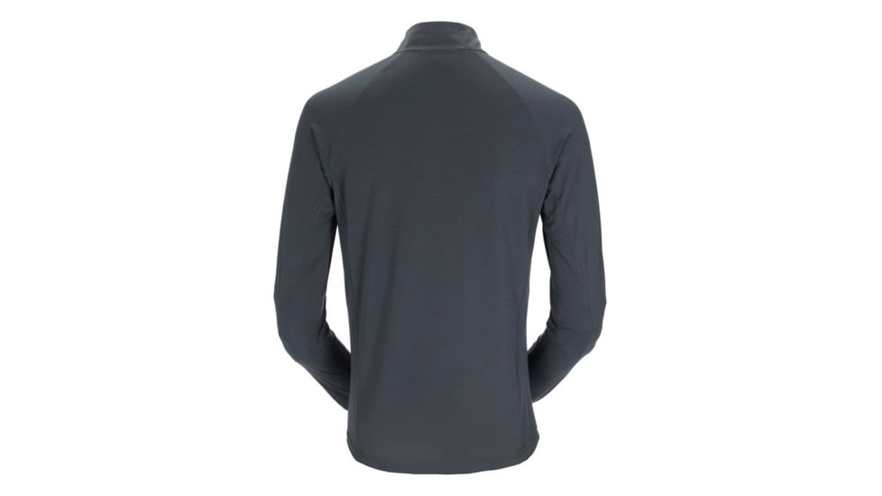 Rab Sonic Long Sleeve Zip - Mens, Beluga, Extra Large, QBL-03-BEL-XLG