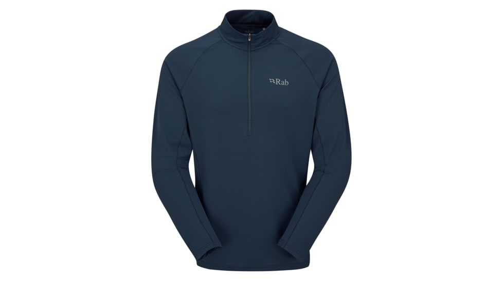 Rab Sonic Long-Sleeve Zip - Men's, Tempest Blue, Extra Large, QBL-03-TMB-XLG