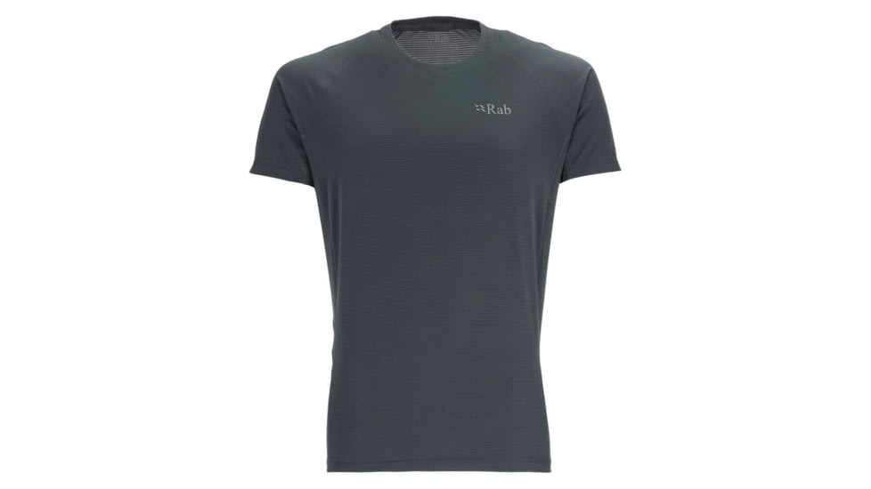 Rab Sonic Tee - Men's, Beluga, Large, QBL-01-BEL-LRG