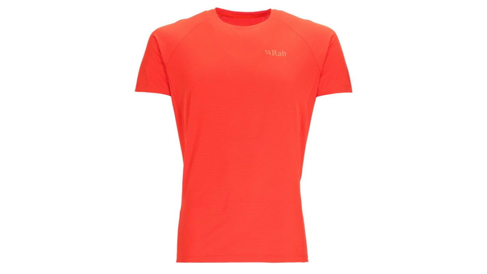 Rab Sonic Tee - Men's, Firecracker, Extra Large, QBL-01-FCR-XLG