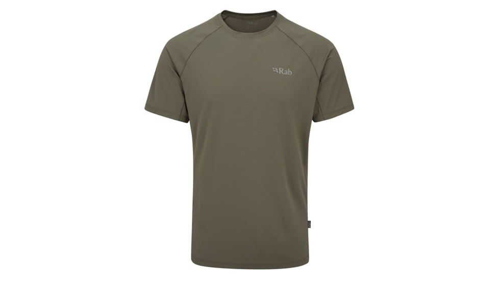 Rab Sonic Tee - Men's, Light Khaki, Large, QBL-01-LKH-LRG