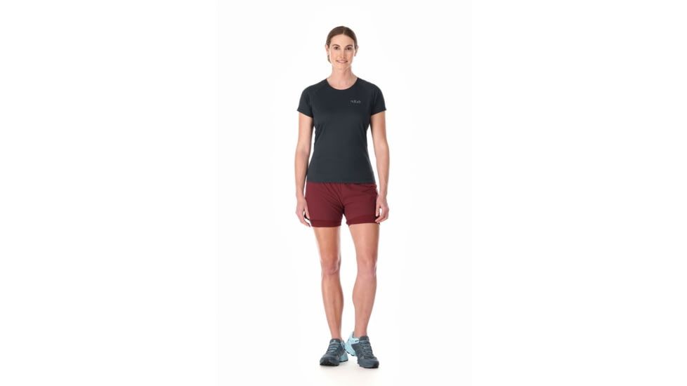 Rab Sonic Tee - Womens, Beluga, 8, QBL-02-BEL-08