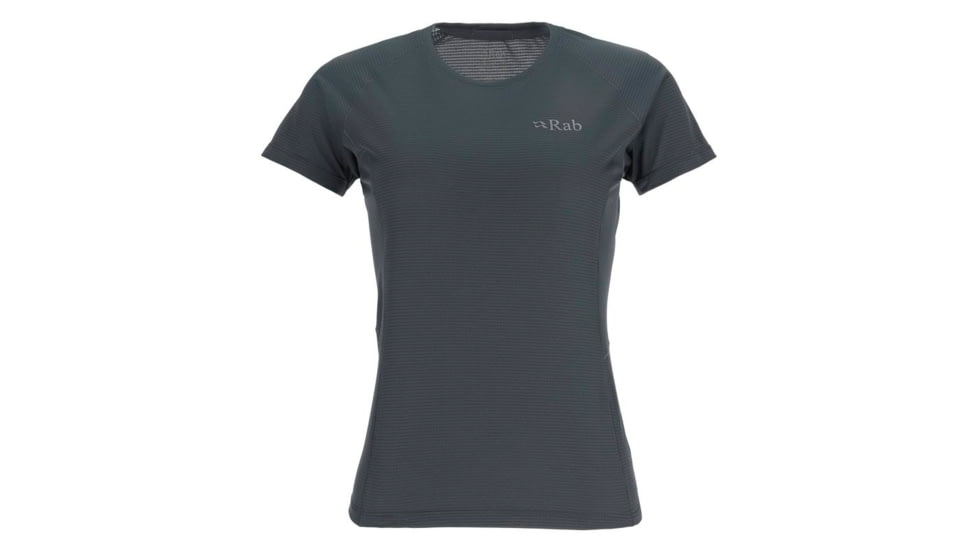 Rab Sonic Tee - Womens, Beluga, 8, QBL-02-BEL-08