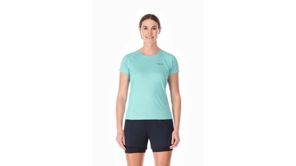 Rab Sonic Tee - Womens, Meltwater, 10, QBL-02-MEL-10