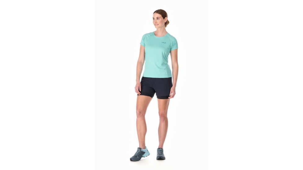Rab Sonic Tee - Womens, Meltwater, 10, QBL-02-MEL-10