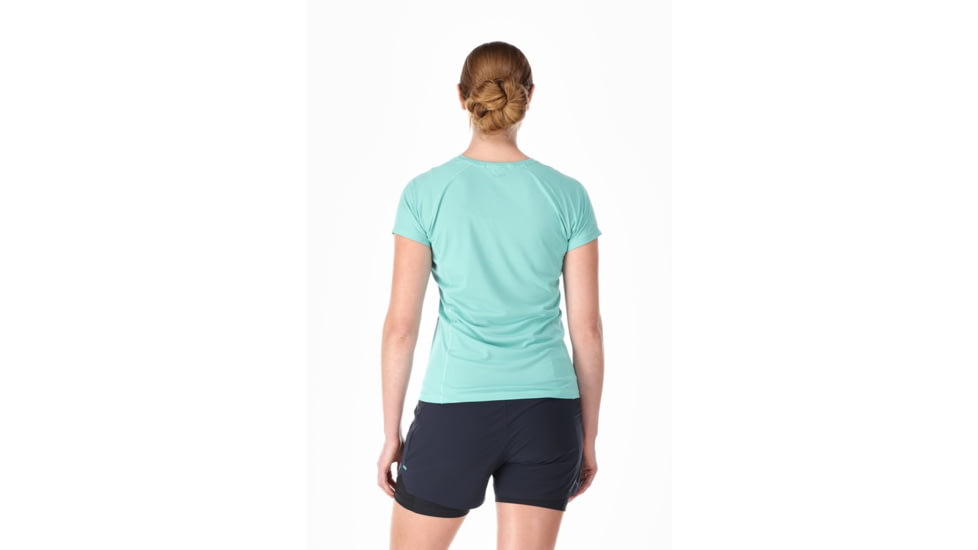 Rab Sonic Tee - Womens, Meltwater, 10, QBL-02-MEL-10