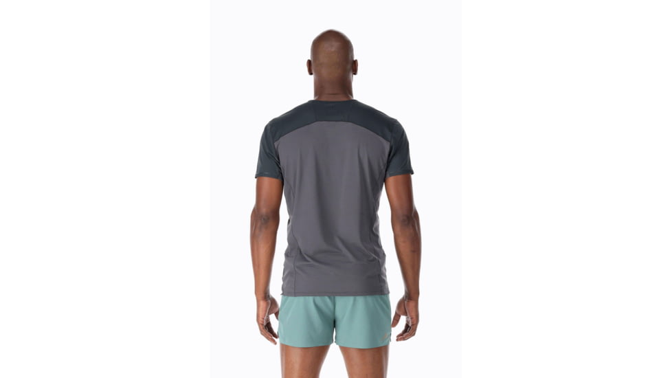 Rab Sonic Ultra Tee - Mens, Beluga/Graphene, Extra Large, QBL-18-BLG-XLG