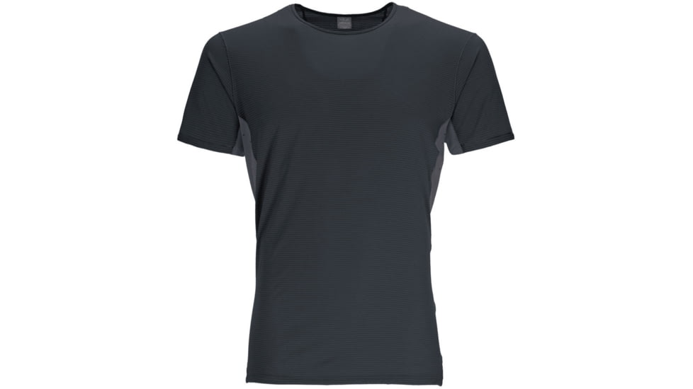 Rab Sonic Ultra Tee - Mens, Beluga/Graphene, Medium, QBL-18-BLG-MED