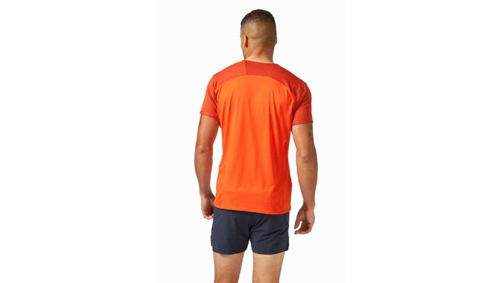 Rab Sonic Ultra Tee - Mens, Red Clay/Firecracker, Large, QBL-18-RFC-LRG