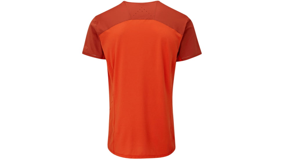 Rab Sonic Ultra Tee - Mens, Red Clay/Firecracker, Large, QBL-18-RFC-LRG