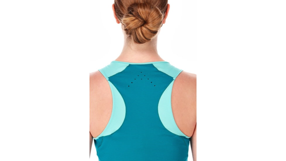 Rab Sonic Ultra Vest - Women's, 8 UK, Meltwater/Ultramarine, QBL-23-MEU-08