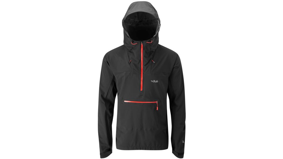 Rab Spark Pull-On Jacket - Mens-Black-Medium