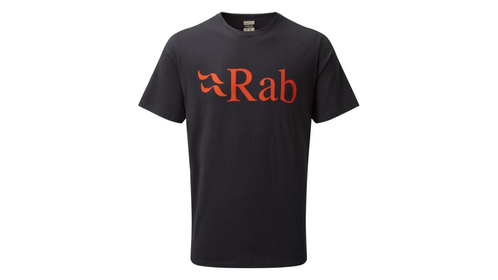 Rab Stance Logo Short Sleeve Tee - Mens, Beluga, Extra Large, QCB-08-BE-XL