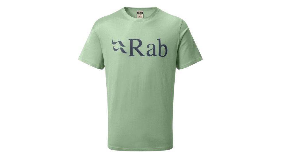 Rab Stance Logo Short Sleeve Tee - Mens, Silverpine, Extra Large, QCB-08-SI-XL