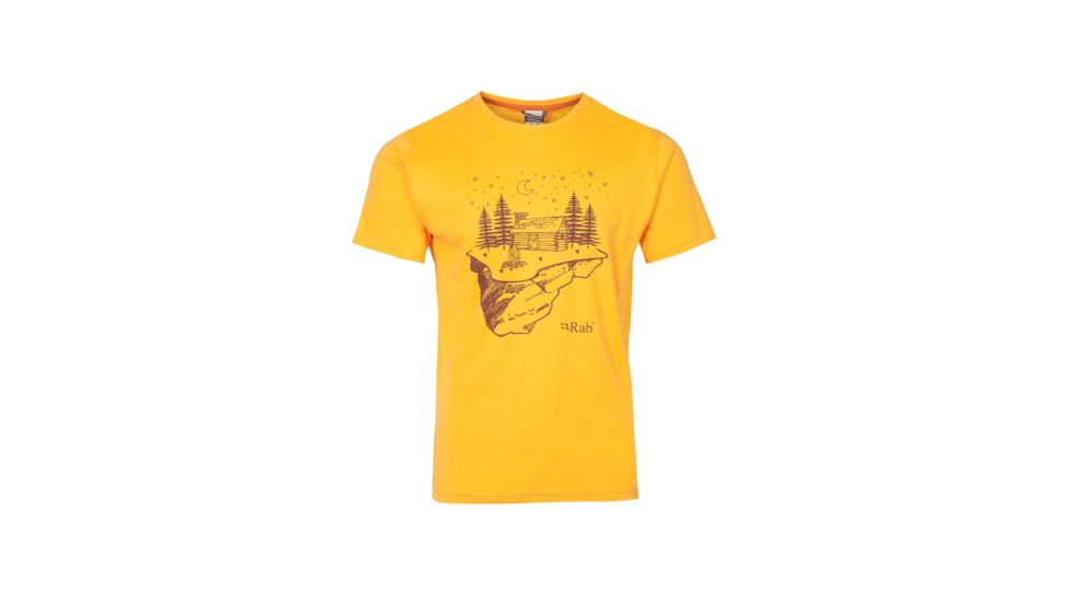 Rab Stance Tee - Mens, Gold, Large, QBT-91-GO-L