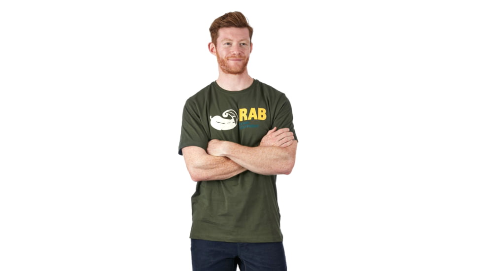 Rab Stance Vintage SS Tee - Men's, Army, Large, QCB-13-AR-L