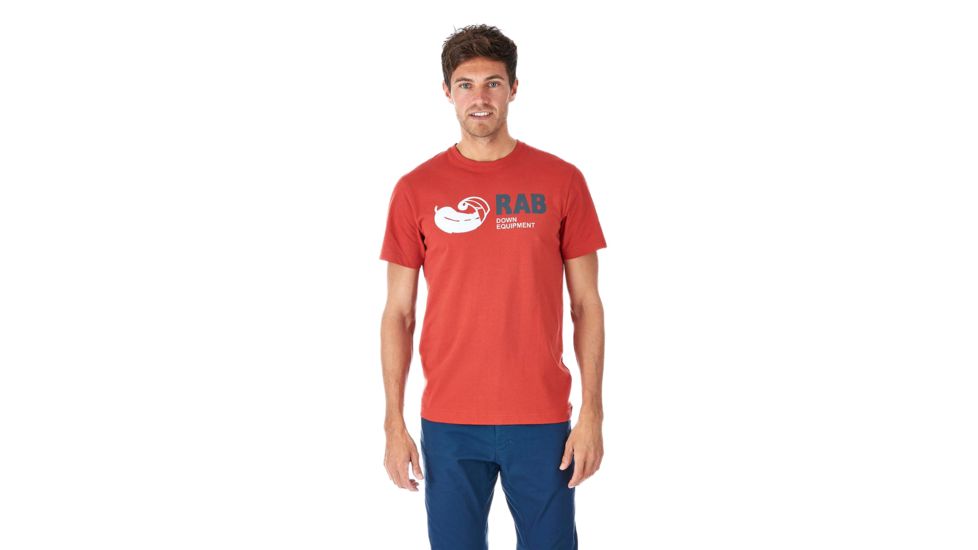 Rab Stance Vintage SS Tee - Men's, Red Clay, Medium, QCB-13-RC-M