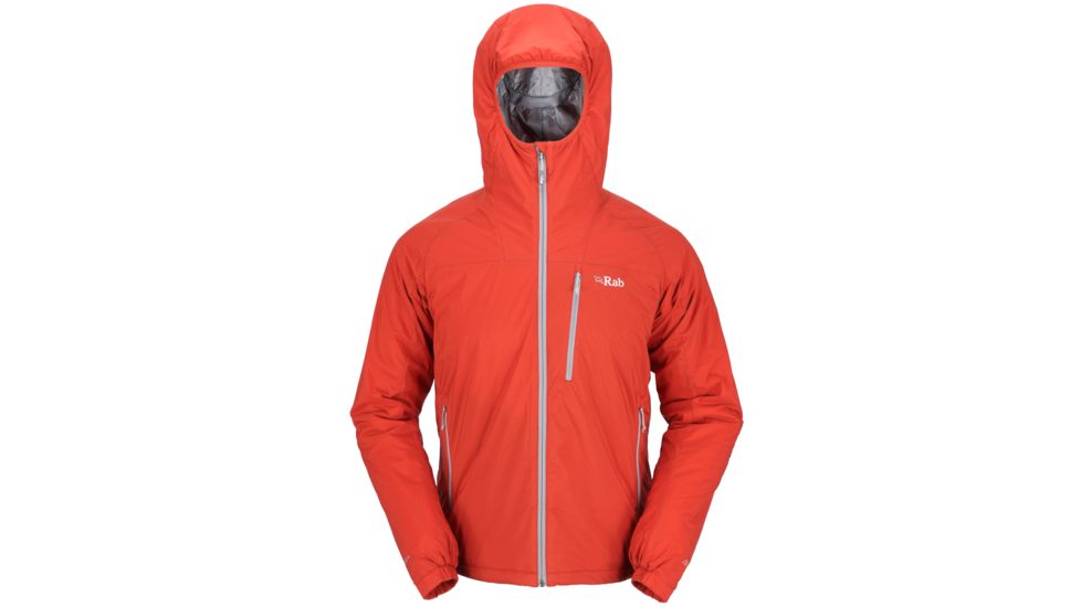 DEMO, Rab Mens Strata Hoodie, Rust/Zinc/Zinc, Large, QIN-95-RU-L-DEMO