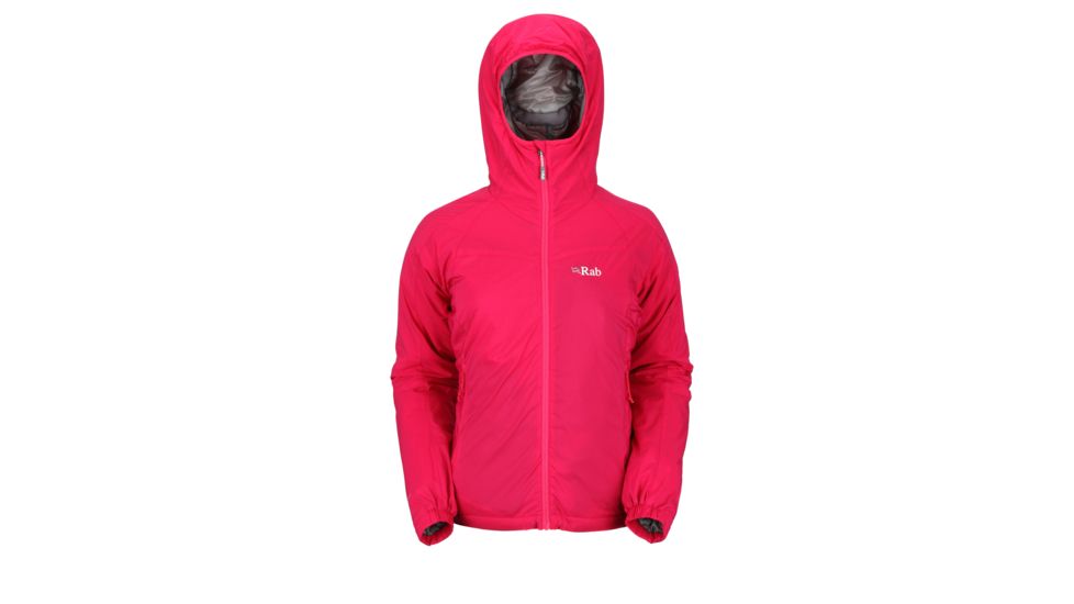 Rab Strata Hoodie - Women's, Jam, 12, QIN-69-JA-12-DEMO