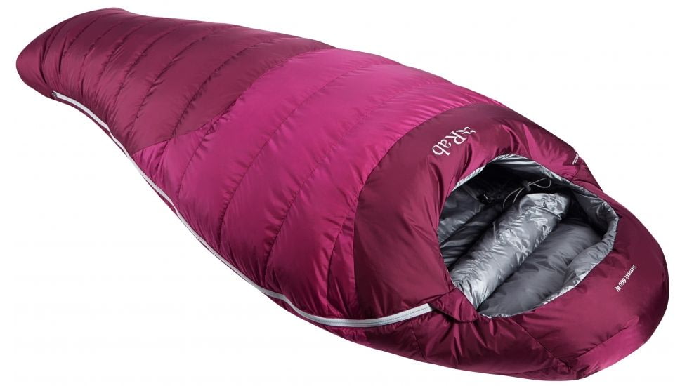Rab Summit 600 Shell Sleeping Bag - Womens, Anemone, Left Zip, Regular, QSM-42-LZ-SHELL