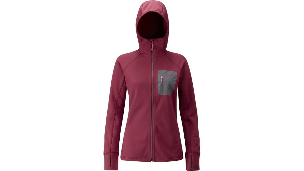 Rab Superflux Hoody - Women's, Rococco, 16, QFE-66-RO-16