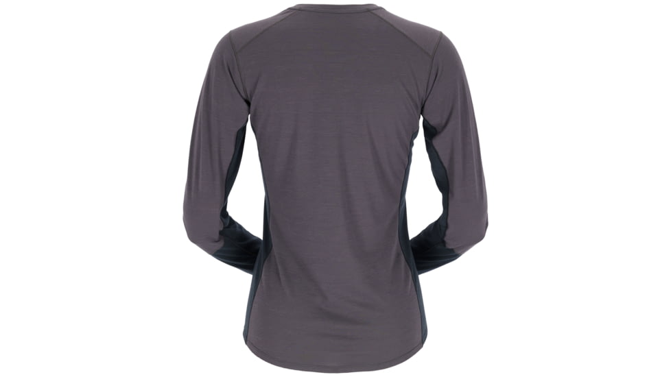 Rab Syncrino Base LS Tee - Womens, Graphene, Extra Large, QBL-33-GRH-16