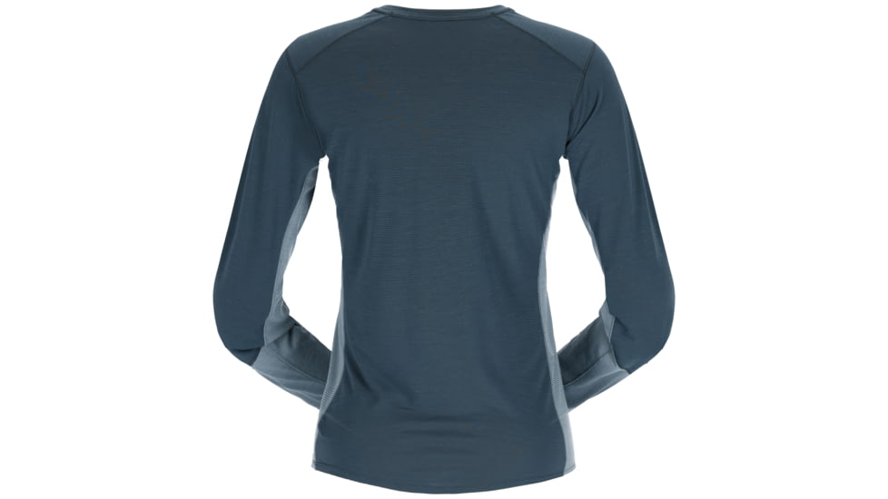 Rab Syncrino Base LS Tee - Womens, Orion Blue, Small, QBL-33-ORB-10