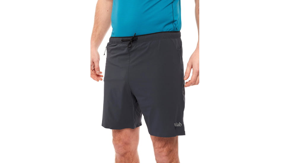 Rab Talus Shorts - Mens, Beluga, Small, QFU-42-BE-S