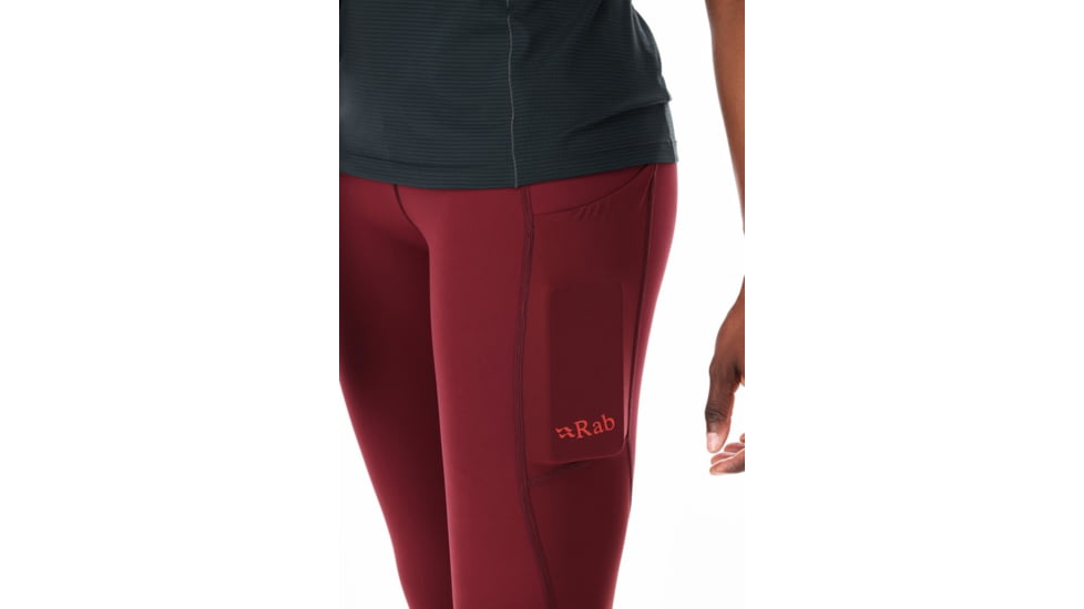 Rab Talus Tights 3/4 - Womens, Deep Heather, 8, Regular, QFV-16-DEH-08