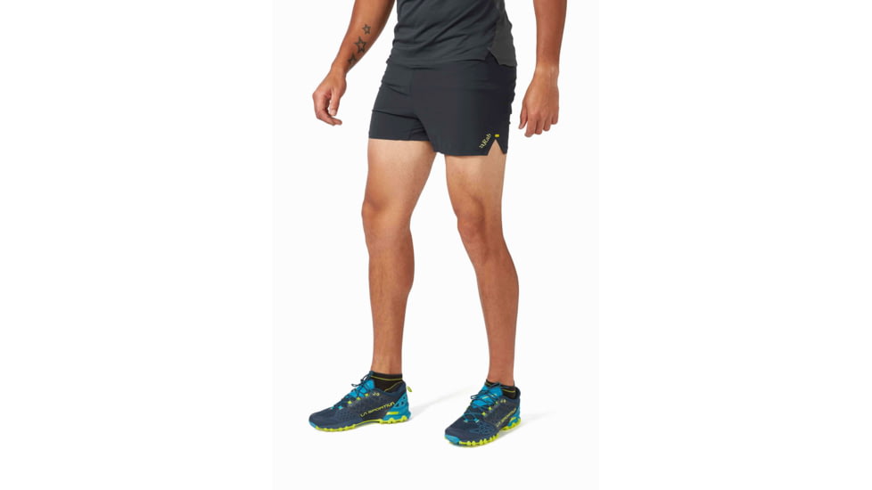 Rab Talus Trail Light Shorts - Mens, EbonyZest, 36, QFV-57-EBZ-36-07