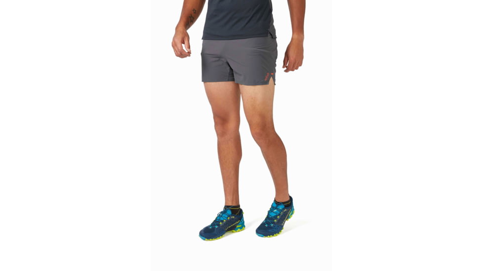 Rab Talus Trail Light Shorts - Mens, Graphene, 34, QFV-57-GRH-34-07