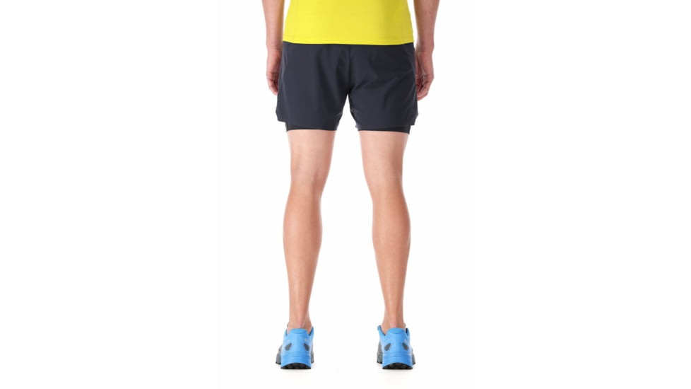 Rab Talus Trail Shorts - Mens, Ebony, 38, 7 in, QFU-98-EBN-38-07