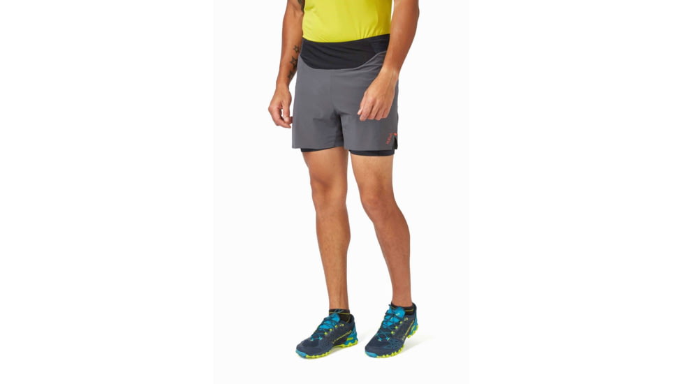 Rab Talus Trail Shorts - Mens, Graphene, 36, QFU-98-GRH-36-07