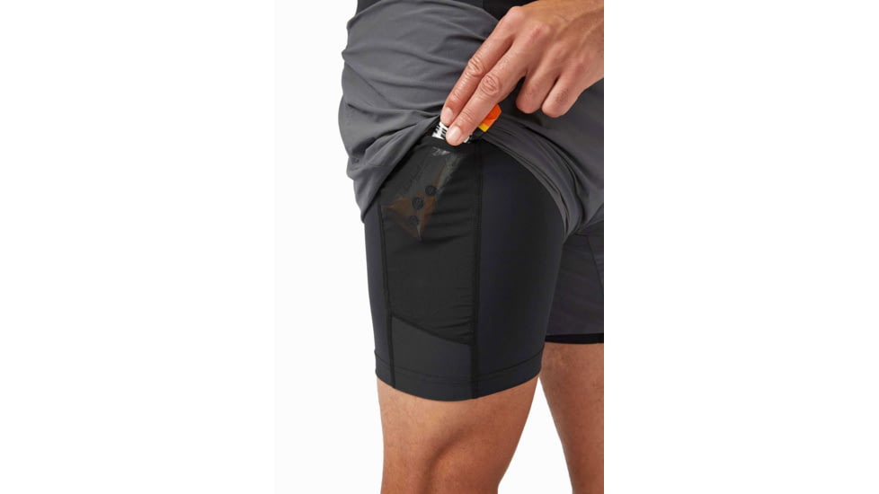 Rab Talus Trail Shorts - Mens, Graphene, 36, QFU-98-GRH-36-07