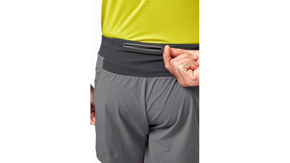 Rab Talus Trail Shorts - Mens, Graphene, 36, QFU-98-GRH-36-07