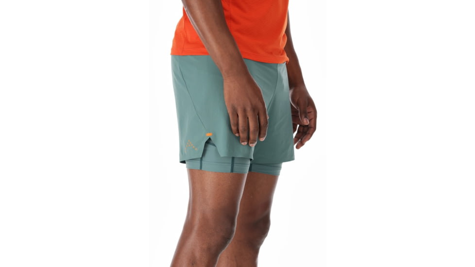 Rab Talus Trail Shorts - Mens, Green Dusk, 32, 7 in, QFU-98-GRD-32-07