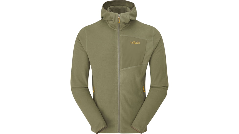 Rab Tecton Hoody - Men's, Light Khaki, Small, QFG-01-LKH-SML