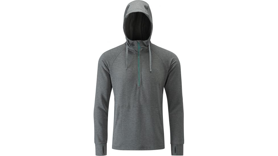 Rab Top-Out Hoody - Mens, Anthracite Marl, 2X Large, QBU-46-AN-XXL